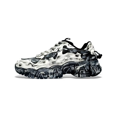 FILA Fluid Pixel Distressed Low top Casual Shoes Unisex