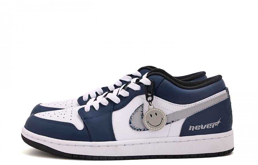 Jordan Air Jordan 1 Low top Vintage Basketball Shoes Unisex Blue White купить в интернет-магазине Yoocart с быстрой доставкой по России.