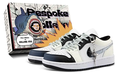 Jordan Air Jordan 1 Cushioning Low top Vintage Basketball Shoes Unisex Light Yellow