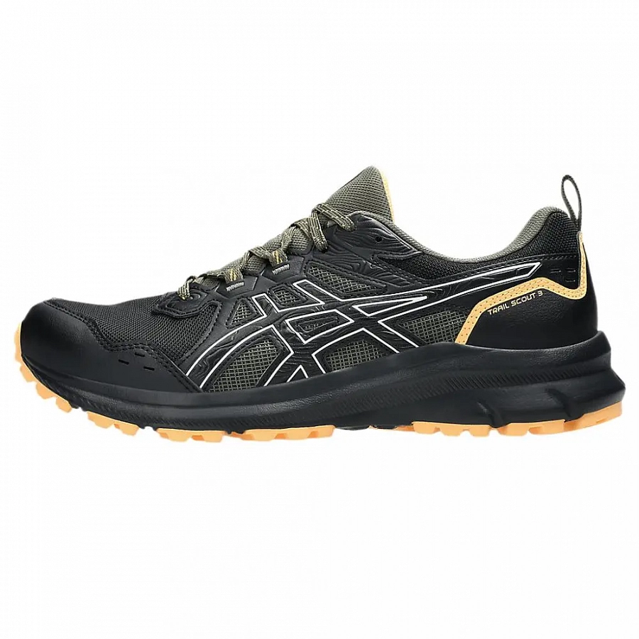 Asics Trail Scout 3 Low Top Running Shoes Men's Black купить в интернет-магазине Yoocart с быстрой доставкой по России.