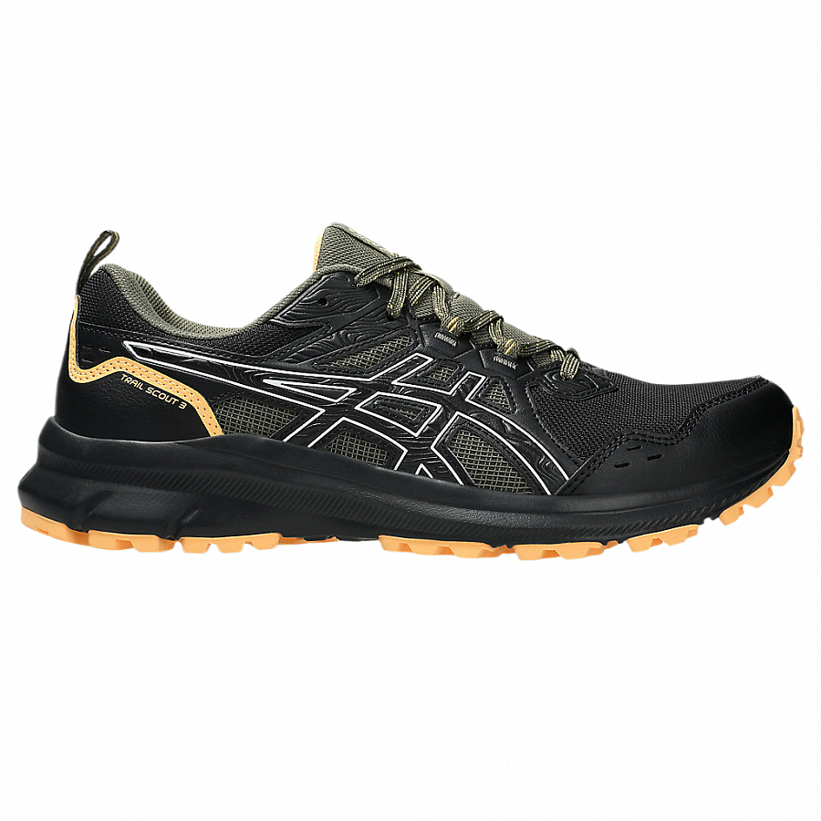 Asics Trail Scout 3 Low Top Running Shoes Men's Black купить в интернет-магазине Yoocart с быстрой доставкой по России.