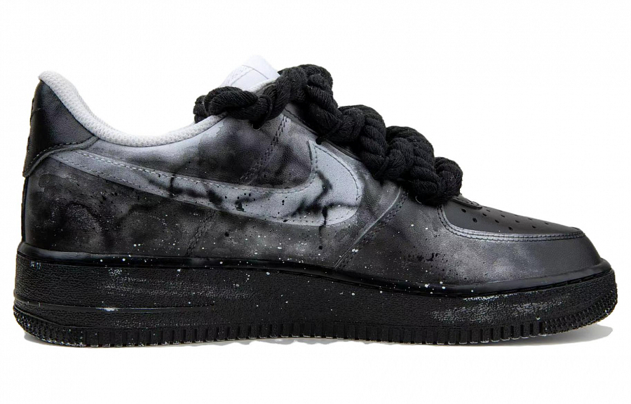 Nike Air Force 1 Black Humorous Casual Low-Top Skateboard Shoes Men's Black White купить в интернет-магазине Yoocart с быстрой доставкой по России.