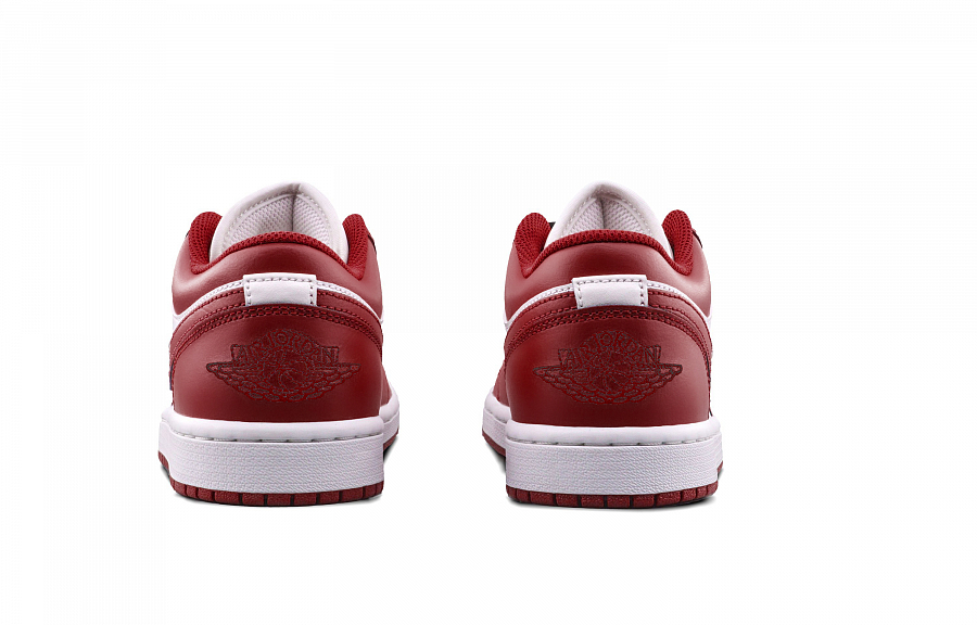 Jordan Air Jordan 1 Red Toe Cushioning, Wear Resistant Low top Vintage Basketball Shoes Unisex Red White купить в интернет-магазине Yoocart с быстрой доставкой по России.