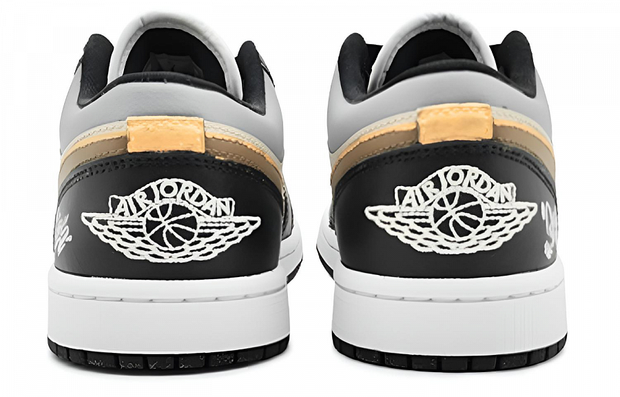Jordan Air Jordan 1 Vintage Basketball Shoes Women's Low top Gray/White купить в интернет-магазине Yoocart с быстрой доставкой по России.