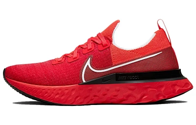 Nike React Infinity Run Flyknit Bright Crimson Black