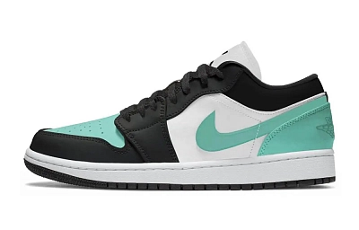 Jordan Air Jordan 1 Abrasion Resistant Low top Vintage Basketball Shoes Unisex Blue