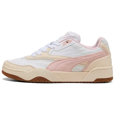 PUMA Tifosi Abrasion Resistant Low Top Skateboard Shoes Unisex Pink White