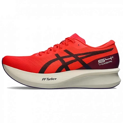 Asics S4+ Abrasion Resistant Low top Running Shoes Men's Shimmery Red