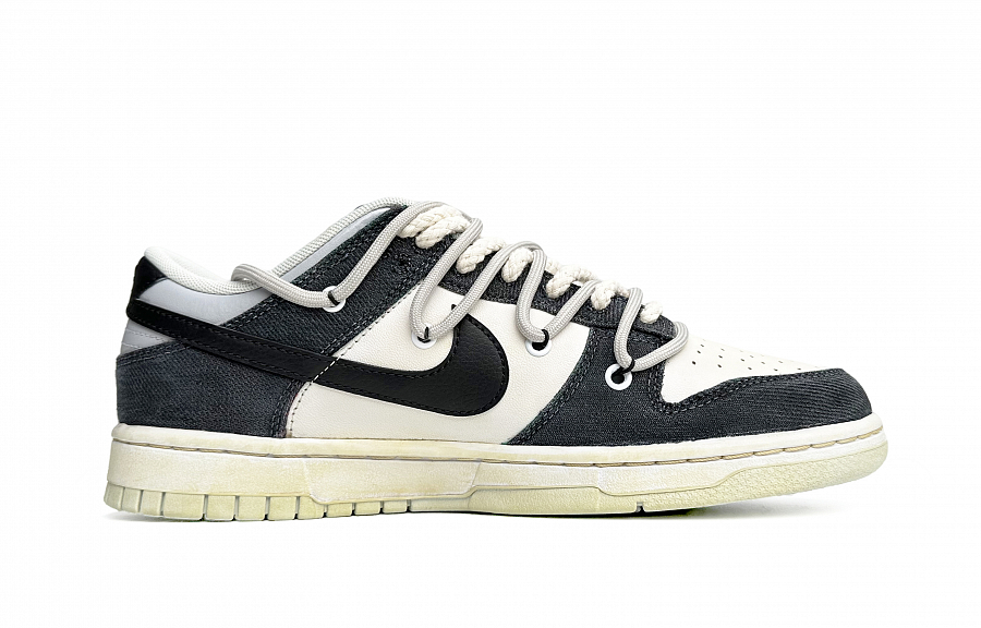 Nike Dunk Low Retro 'Plaid' Low-Top Skateboard Shoes Men's Black White купить в интернет-магазине Yoocart с быстрой доставкой по России.