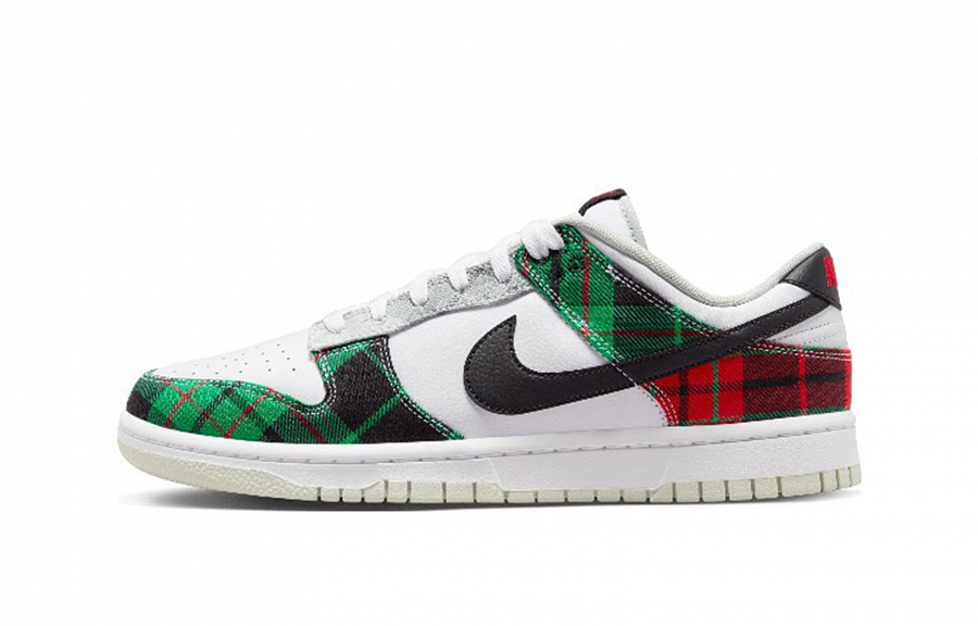 Nike Dunk Low Retro 'Plaid' Low-Top Skateboard Shoes Men's Black White купить в интернет-магазине Yoocart с быстрой доставкой по России.