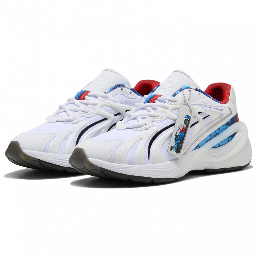 BMW M Motorsport x PUMA Hero Inverse Wear resistant And Lightweight Low Top Casual Shoes Unisex White купить в интернет-магазине Yoocart с быстрой доставкой по России.