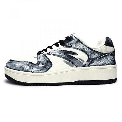 Anta Wear resistant And Lightweight Low top Skateboard Shoes Unisex Black