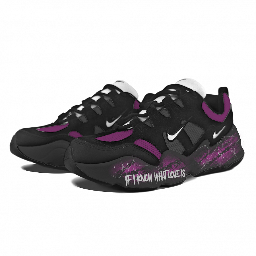 Nike Tech Hera Purple Ink Double Hook Cushioning Abrasion Resistant Lightweight Low top Casual Shoes Unisex купить в интернет-магазине Yoocart с быстрой доставкой по России.