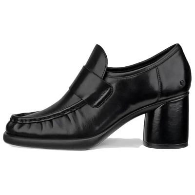 Ecco Sculpted Lx 55 Chunky Heel High Heels 5.5cm Women's Black