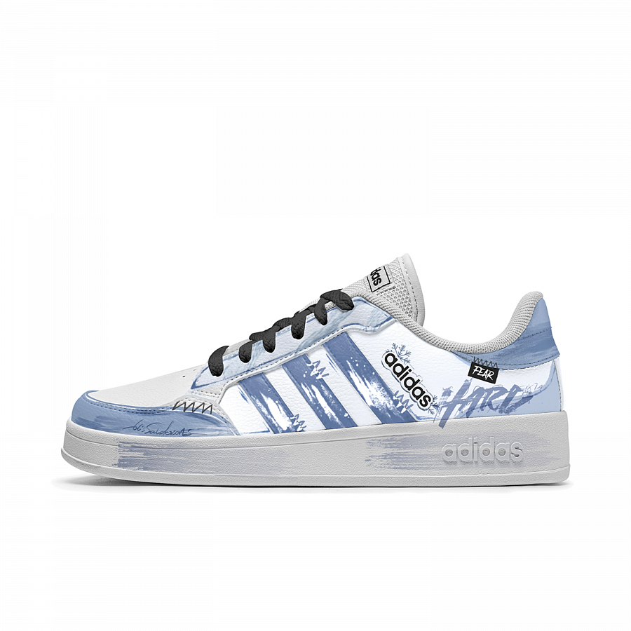 Adidas Neo Breaknet Icy Snow Territory Box Abrasion Resistant Low top Skateboard Shoes Unisex Blue White купить в интернет-магазине Yoocart с быстрой доставкой по России.