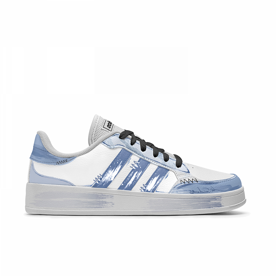 Adidas Neo Breaknet Icy Snow Territory Box Abrasion Resistant Low top Skateboard Shoes Unisex Blue White купить в интернет-магазине Yoocart с быстрой доставкой по России.