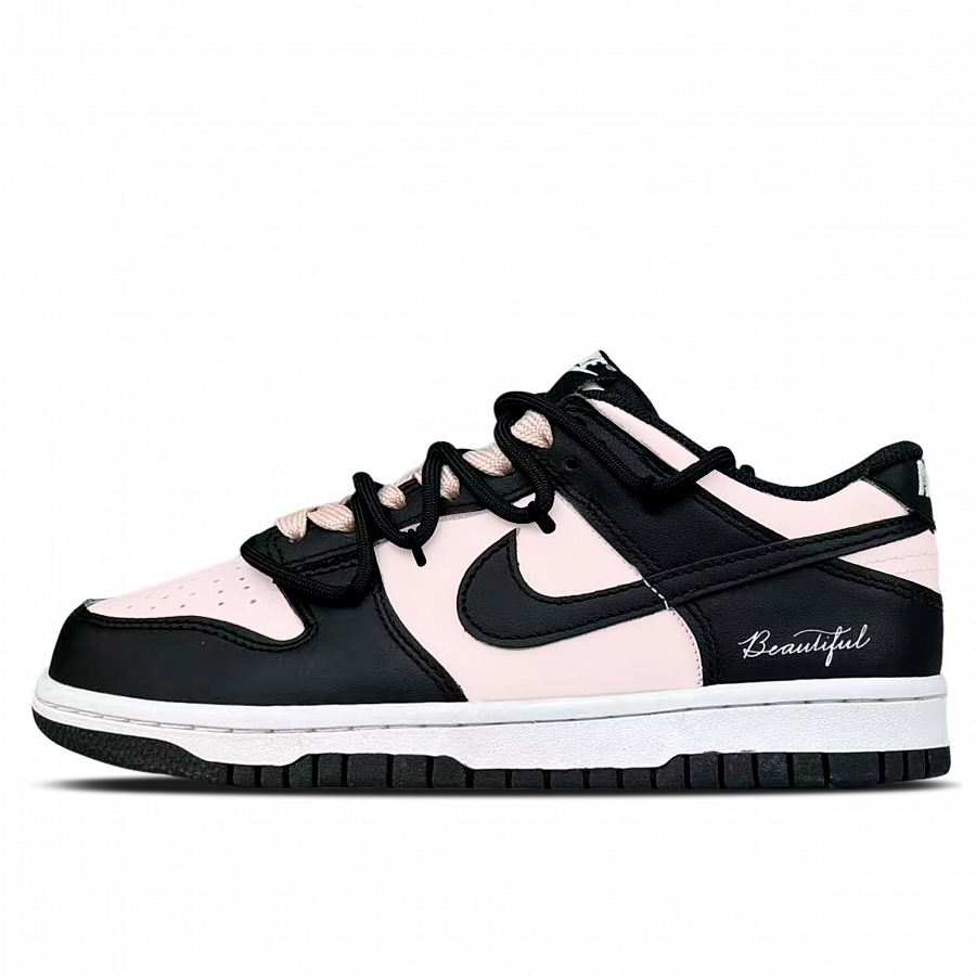 Nike Dunk Cushioning, Wear Resistant Low top Skateboard Shoes Women's Black Pink купить в интернет-магазине Yoocart с быстрой доставкой по России.