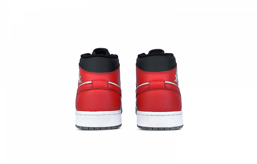Jordan Air Jordan 1 Bull Dynasty Abrasion Resistant Mid top Vintage Basketball Shoes Men's Black Red купить в интернет-магазине Yoocart с быстрой доставкой по России.