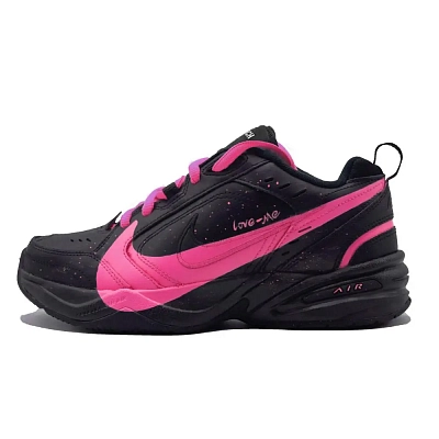 Nike Air Monarch 4 Chunky Sneakers Unisex Low top Black Pink
