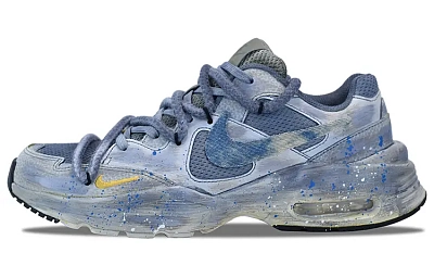 Nike Air Max Fusion Low top Casual Shoes Men's Gray Blue