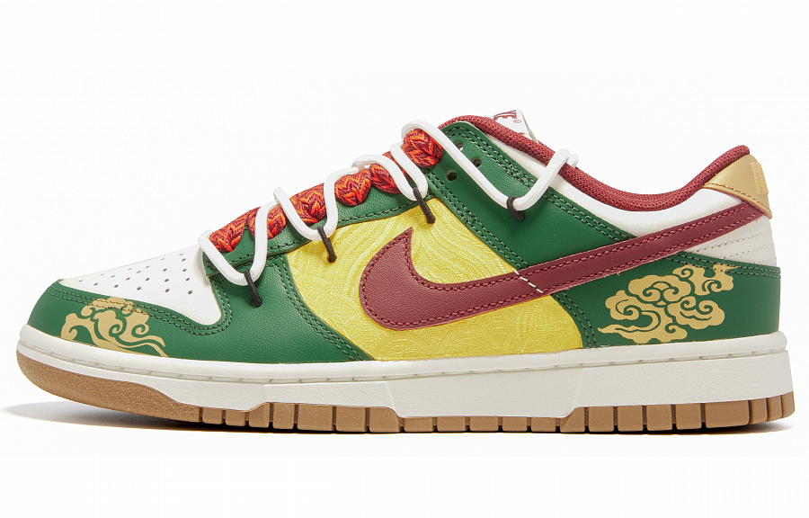 Nike Dunk Low Slip Resistant Shock Absorbers With Abrasion Resistant Properties Low Top Skateboard Shoes Men's Cyan купить в интернет-магазине Yoocart с быстрой доставкой по России.