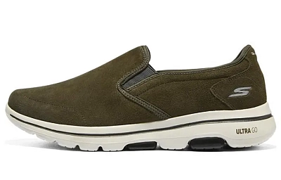 Skechers Go Walk 5 Abrasion Resistant, Breathable, Lightweight Low top Casual Shoes Men's Olive Green