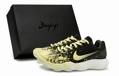 Nike Hyperdunk 2017 Basketball Shoes Men's Low top Yellow/Black