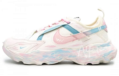 Nike TC 7900 Peach Snow Gardenia Non-slip Lightweight Low-Top Casual Shoes Women's White Pink
