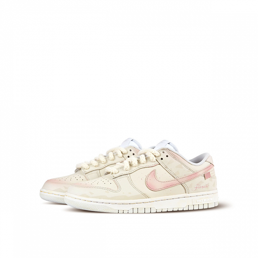Nike Dunk Low Retro Wear resistant And Lightweight Low Top Skateboard Shoes Unisex Beige Pink купить в интернет-магазине Yoocart с быстрой доставкой по России.
