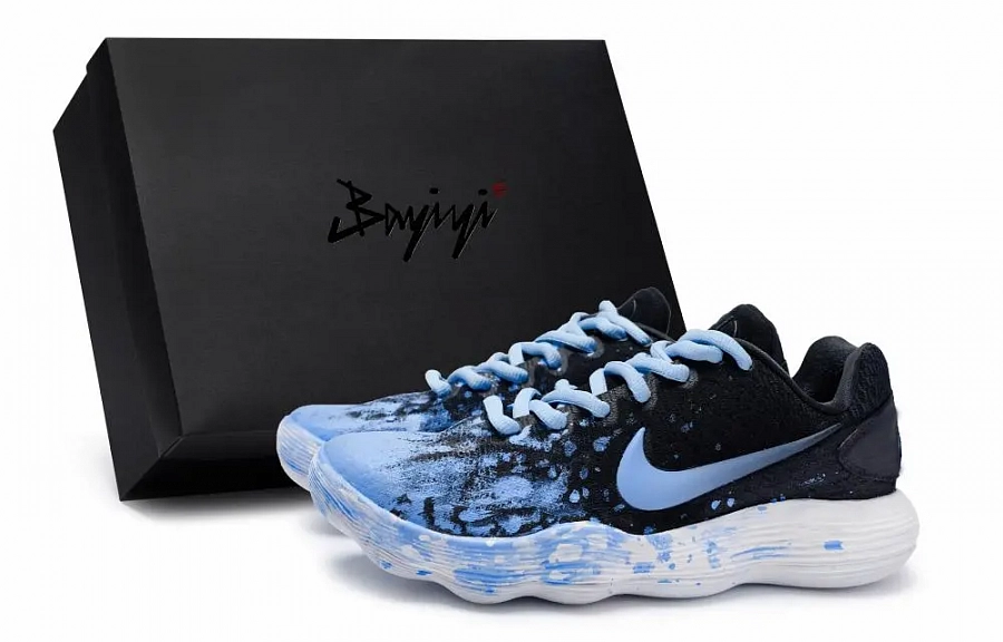 Nike Hyperdunk 2017 Basketball Shoes Men's Low top Blue/Black купить в интернет-магазине Yoocart с быстрой доставкой по России.