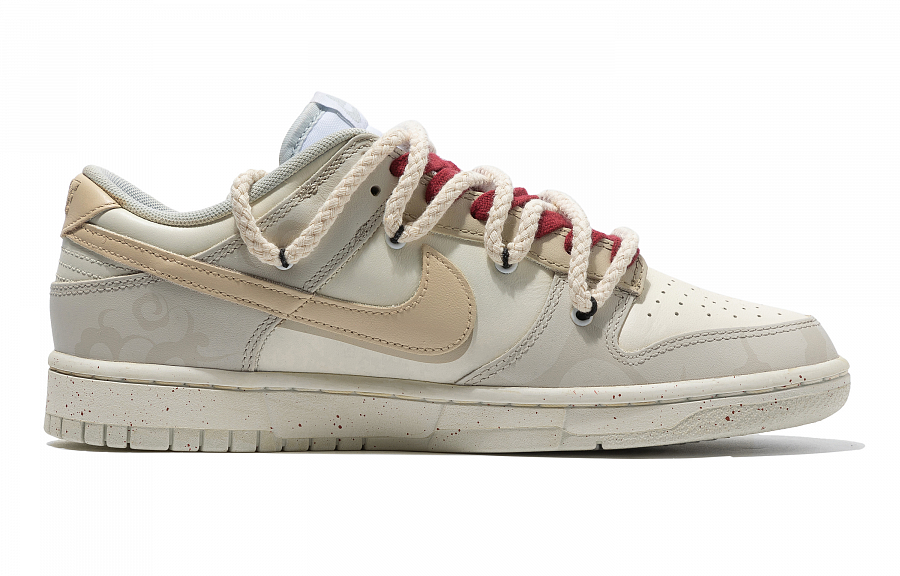Nike Dunk Skateboard Shoes Unisex Low top Beige/White/Red купить в интернет-магазине Yoocart с быстрой доставкой по России.