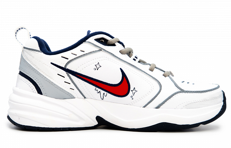 Nike Air Monarch 4 Chunky Sneakers Unisex Low top White/Gray купить в интернет-магазине Yoocart с быстрой доставкой по России.