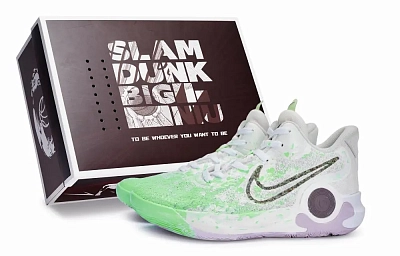 Nike KD Trey 5 IX Vintage Basketball Shoes Unisex Mid top Green