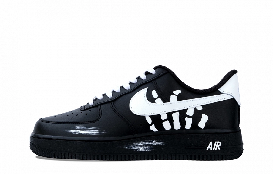 Nike Air Force 1 Abrasion Resistant Low Top Skateboard Shoes Unisex Black White купить в интернет-магазине Yoocart с быстрой доставкой по России.