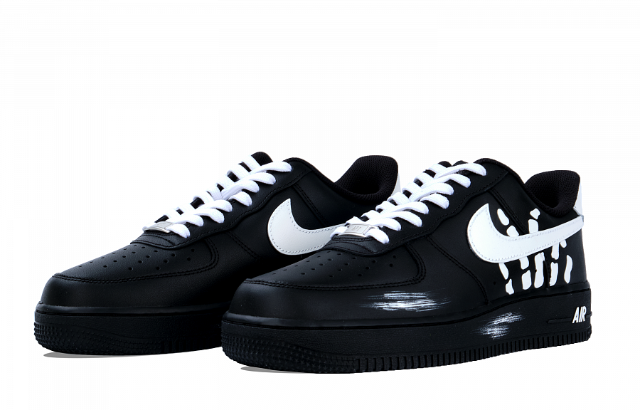 Nike Air Force 1 Abrasion Resistant Low Top Skateboard Shoes Unisex Black White купить в интернет-магазине Yoocart с быстрой доставкой по России.