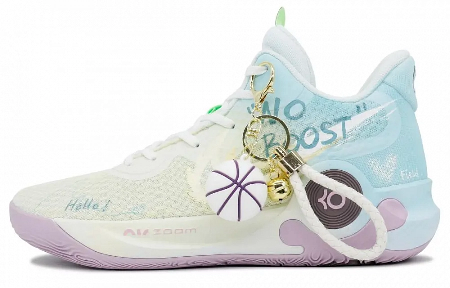 Nike KD Trey 5 IX Vintage Basketball Shoes Unisex Mid top Yellow/Blue купить в интернет-магазине Yoocart с быстрой доставкой по России.