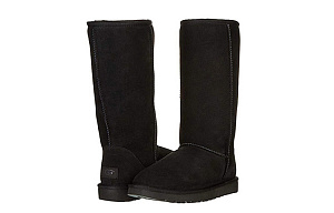 UGG Classic Tall Ii Black Fleece Lined Women's 2 4262251