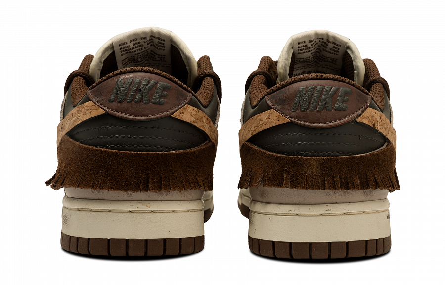 Nike Dunk Slip Resistant Abrasion Resistant Low top Skateboard Shoes Women's Brown Black купить в интернет-магазине Yoocart с быстрой доставкой по России.