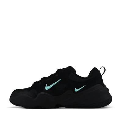 Nike Tech Hera Abrasion Resistant Low Top Casual Shoes Unisex Black Blue