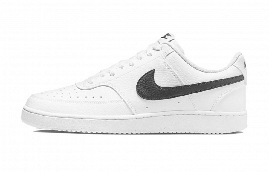Nike Court Vision 1 Anti-Slip Wear-Resistant Low-Top Skateboard Shoes Men's Black White купить в интернет-магазине Yoocart с быстрой доставкой по России.