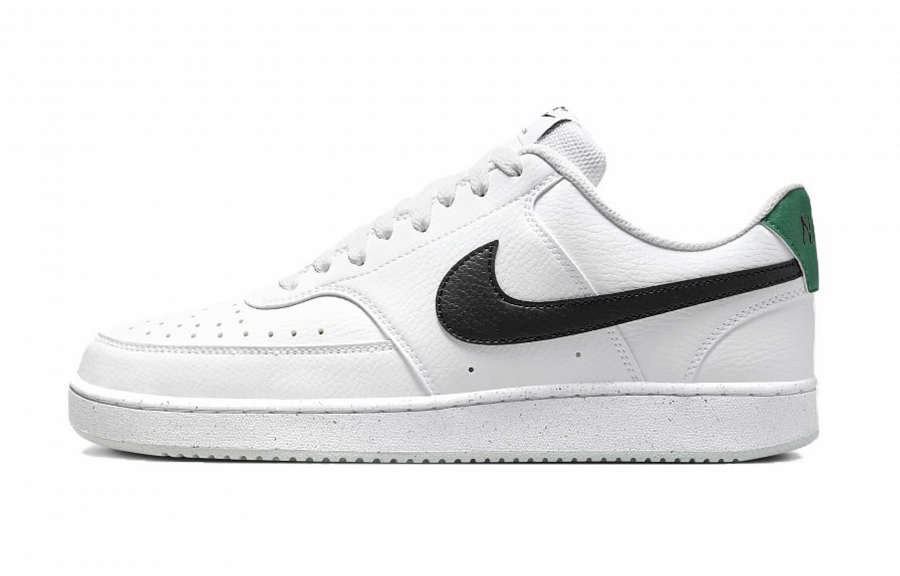 Nike Court Vision 1 Anti-Slip Wear-Resistant Low-Top Skateboard Shoes Men's Black White купить в интернет-магазине Yoocart с быстрой доставкой по России.