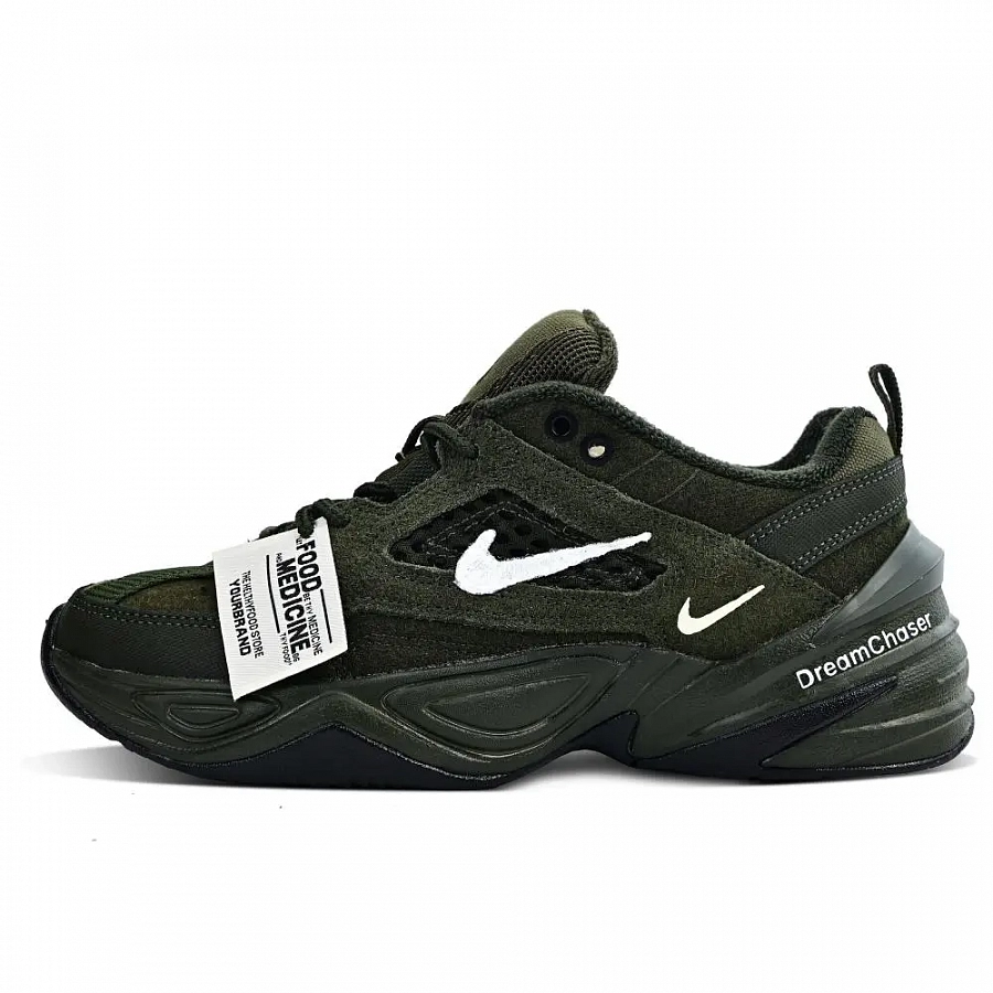 Nike M2K Tekno SP Sequoia Abrasion Resistant Low Top Chunky Sneakers Men's Olive Green купить в интернет-магазине Yoocart с быстрой доставкой по России.