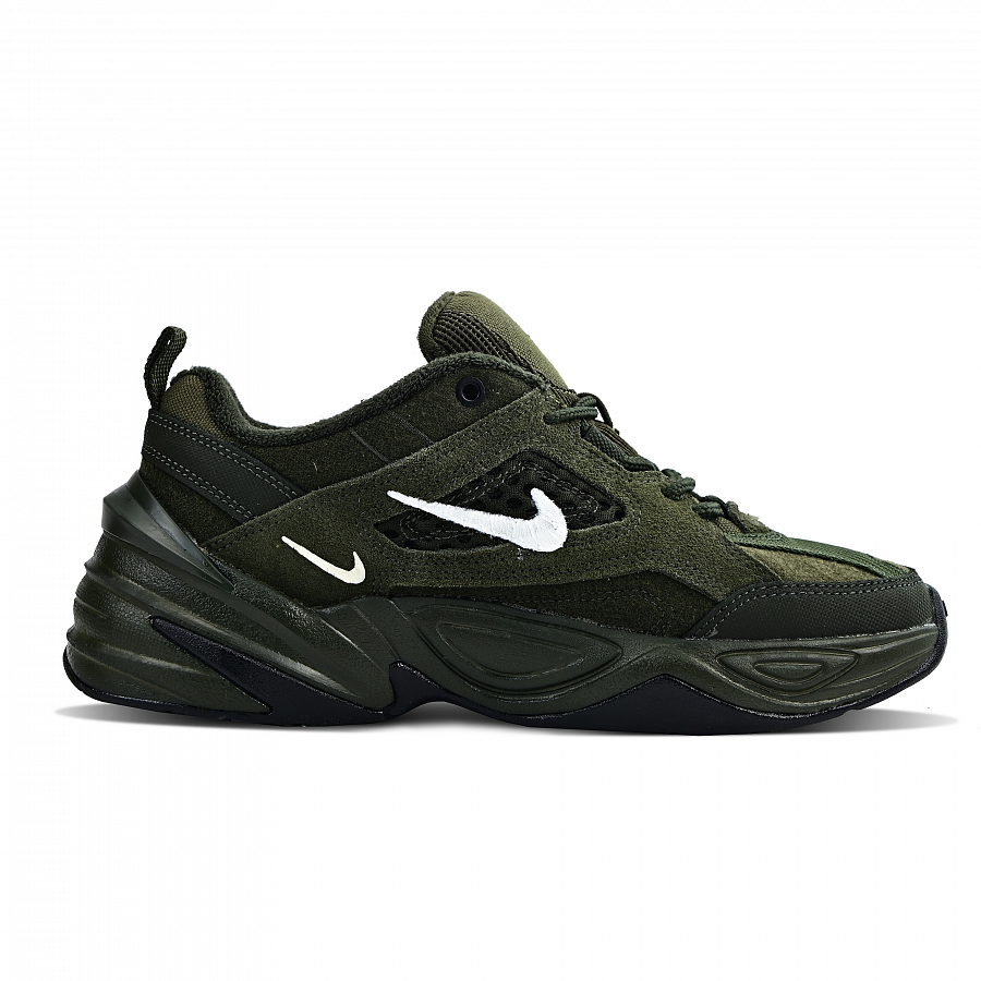 Nike M2K Tekno SP Sequoia Abrasion Resistant Low Top Chunky Sneakers Men's Olive Green купить в интернет-магазине Yoocart с быстрой доставкой по России.