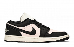 Jordan Air Jordan 1 Height Increasing Low top Vintage Basketball Shoes Women's Black Pink 1 4266674
