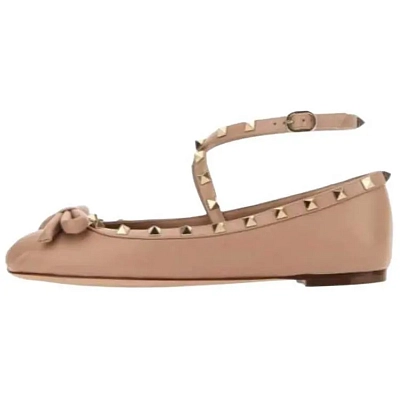 Valentino Garavani Rockstud Slip On Ballerina Shoes Women's