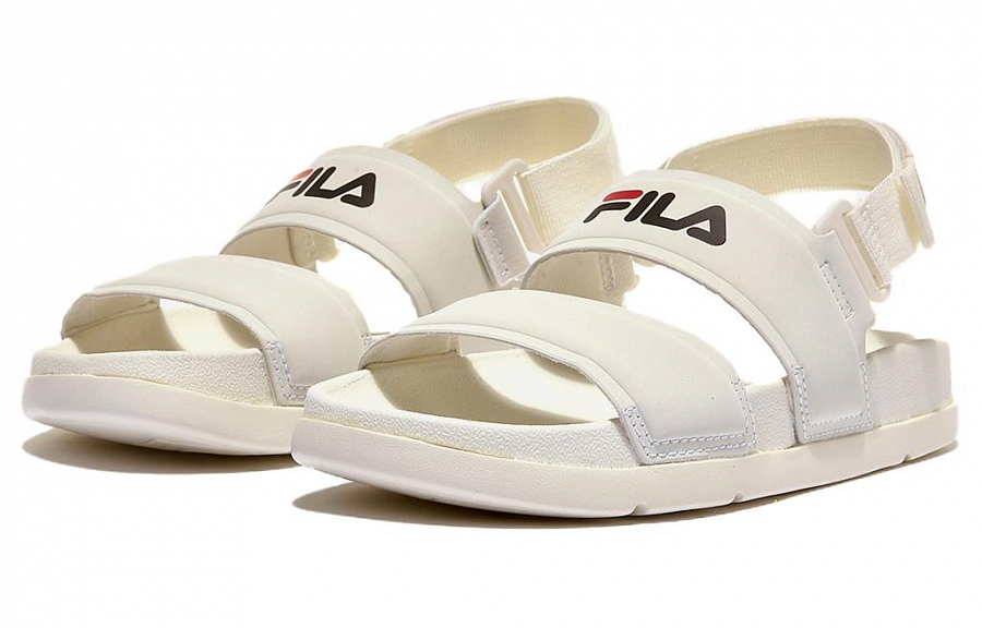 FILA Pillar Beach Sandals Unisex Beige Korean Style купить в интернет-магазине Yoocart с быстрой доставкой по России.