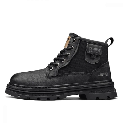 Jeep Crew Martin Boot Men's Black