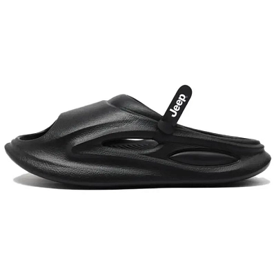 Jeep Abrasion Resistant Slide Slippers Men's Black