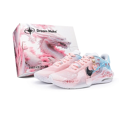 Nike Air Max Impact Star Moon Night Fantasy Abrasion Resistant Low top Vintage Basketball Shoes Men's Pink