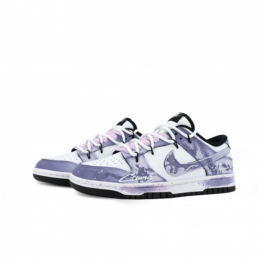 Nike Dunk Scarlet Jester XJDD Purple Love Lightweight Low top Skateboard Shoes Unisex White Purple купить в интернет-магазине Yoocart с быстрой доставкой по России.